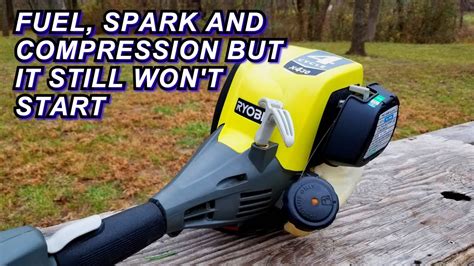 ryobi 4 cycle trimmer compression test|ryobi 4 cycle trimmer problems.